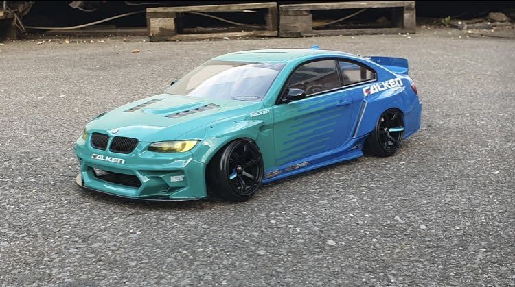 【中古塗装済】ラジコンボディ E92 M3 Eurofighter [送料込] BMW E92/Eurofighter HGK ラジコンボディー(ボディ)｜売買された