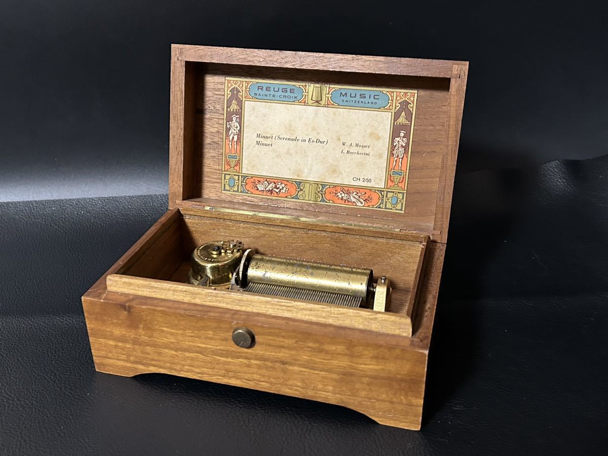 雲】某コレクター買取品 スイス製 REUGE リュージュ オルゴール ヨハン