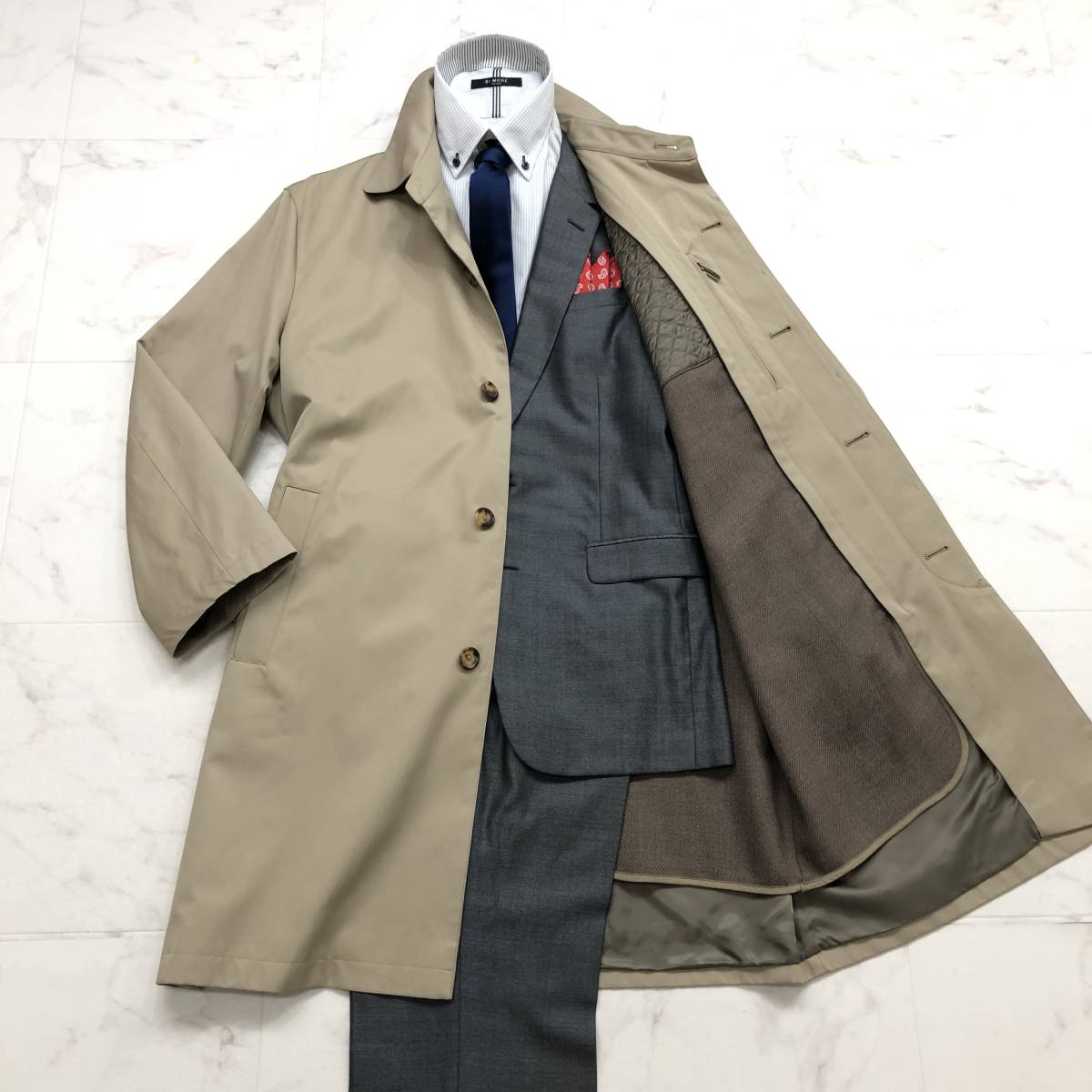BROOKSBROTHERS ステンカラーコート　中綿　キルティング シンプルな高級感☆ブルックスブラザーズ【Brooks Brothers】ステン