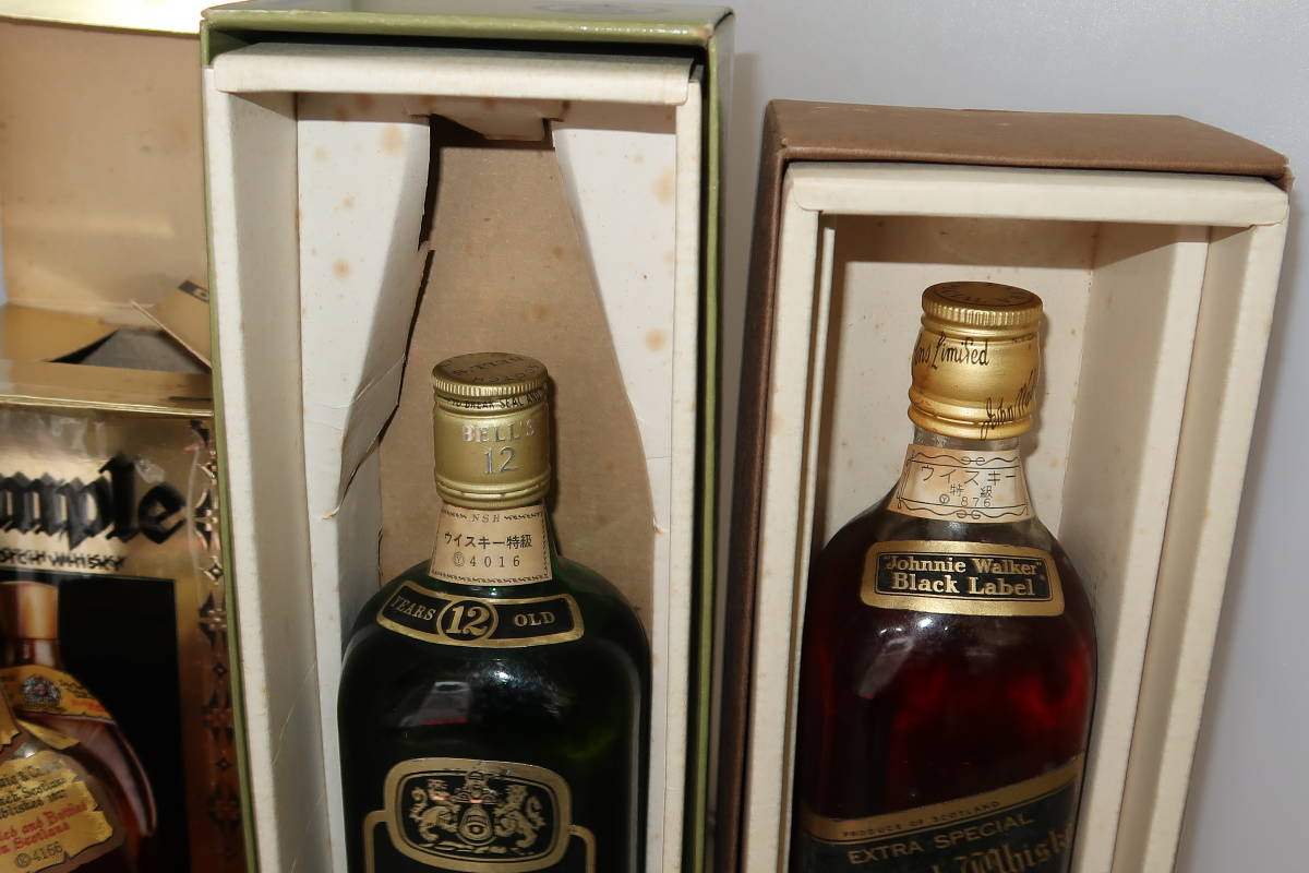 □□1円～古酒 未開栓 ウイスキー いろいろまとめて 計6本④□□ □□1