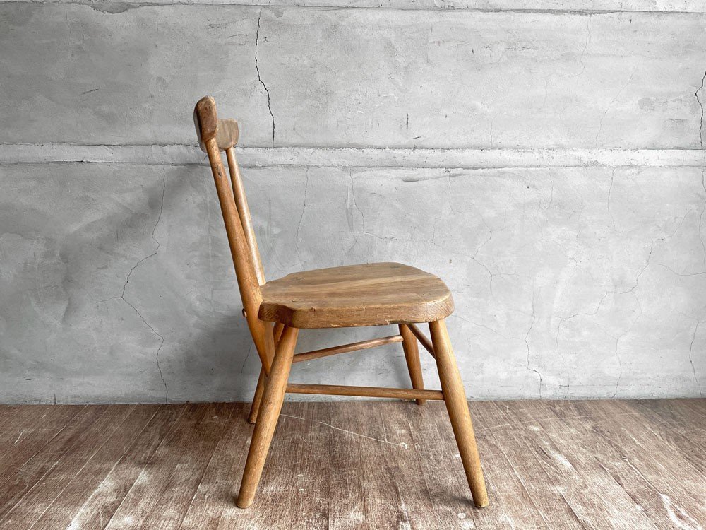 希少】ビンテージ アーコール ercol スタッキングチェア シングル