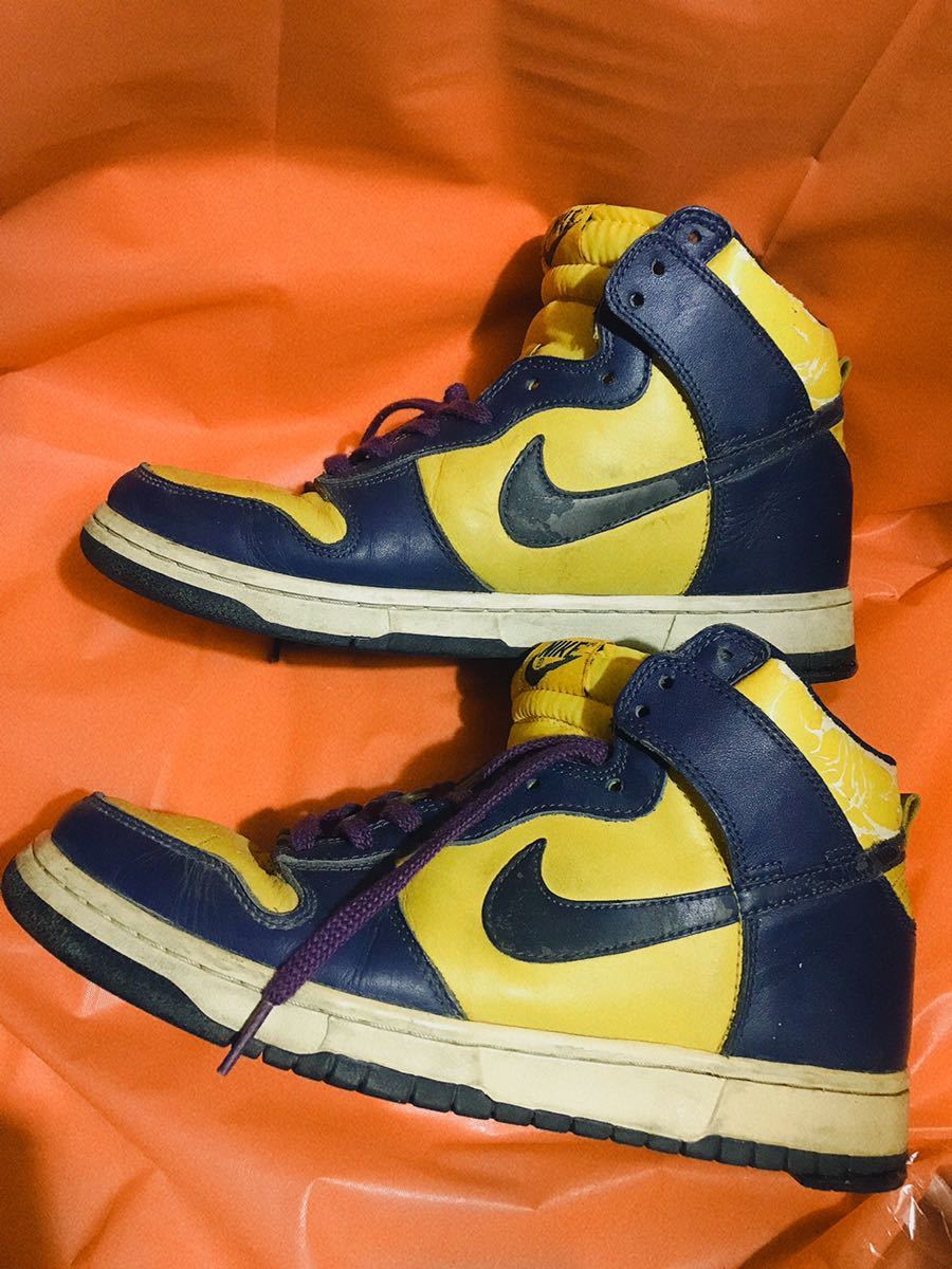 NIKE DUNK HIGH LE ナイキ ダンク ハイ LE 630335-471 イエロー 