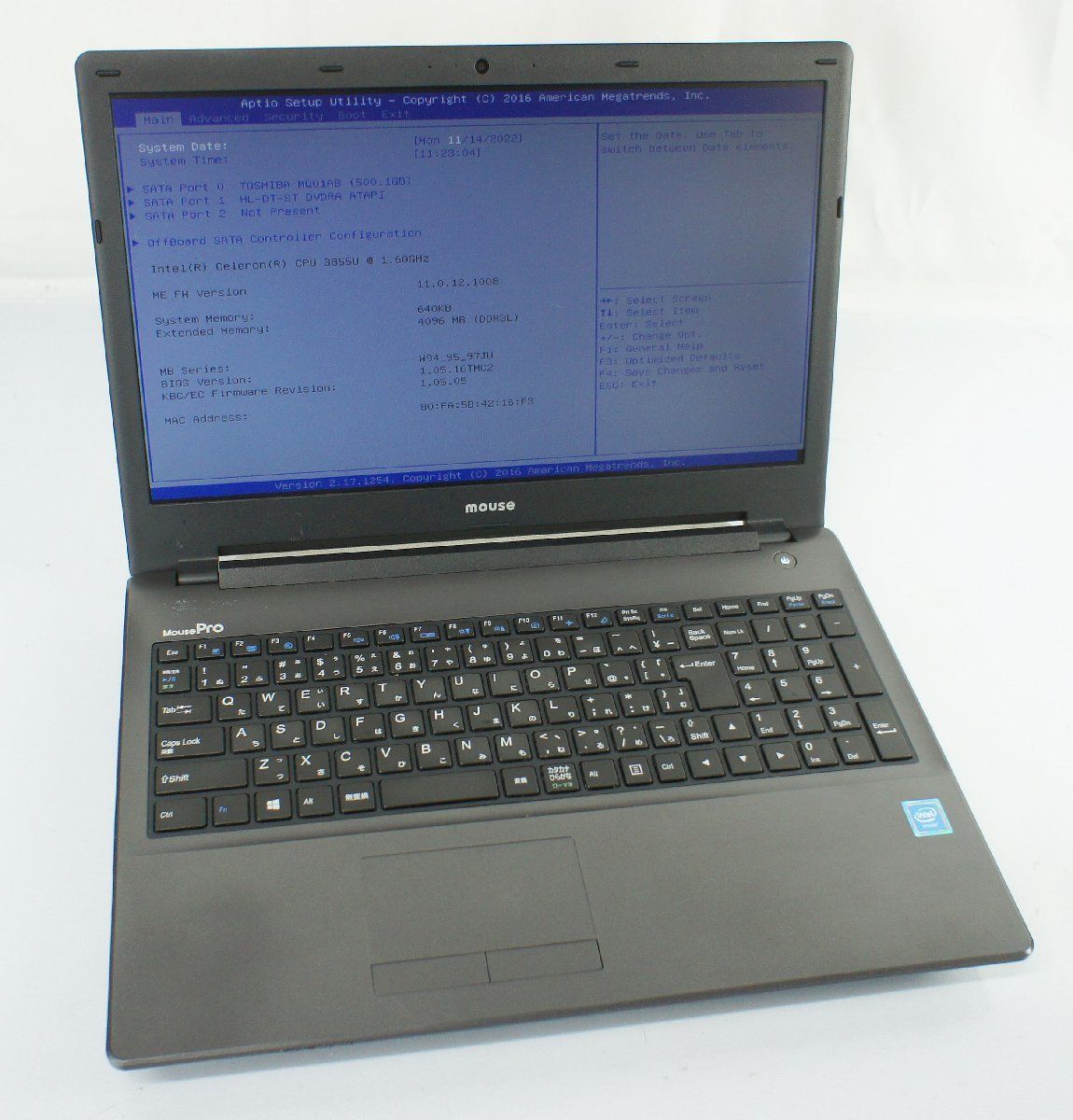 15.6型 ビジネス向けノートパソコン｜MousePro by マウス