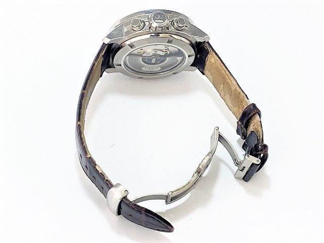 中古 駆動OK TISSOT ティソ クロノグラフ T055427A SS デイト スモセコ