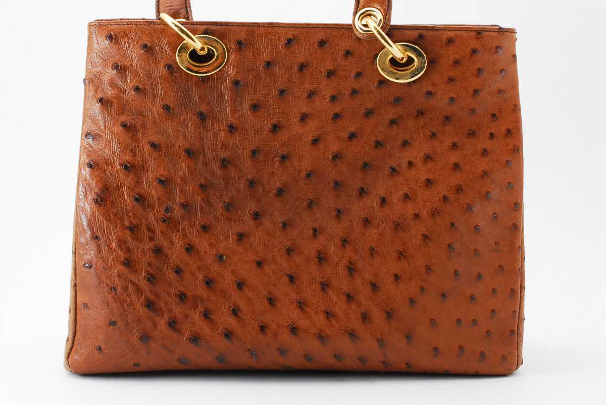 格安，正規品 C-32 1円スタート オーストリッチ ダチョウ革 ゴールド金具 ハンドバッグ(オーストリッチ)｜売買されたオークション情報、yahooの商品情報をアーカイブ公開 - オークファン オーストリッチ