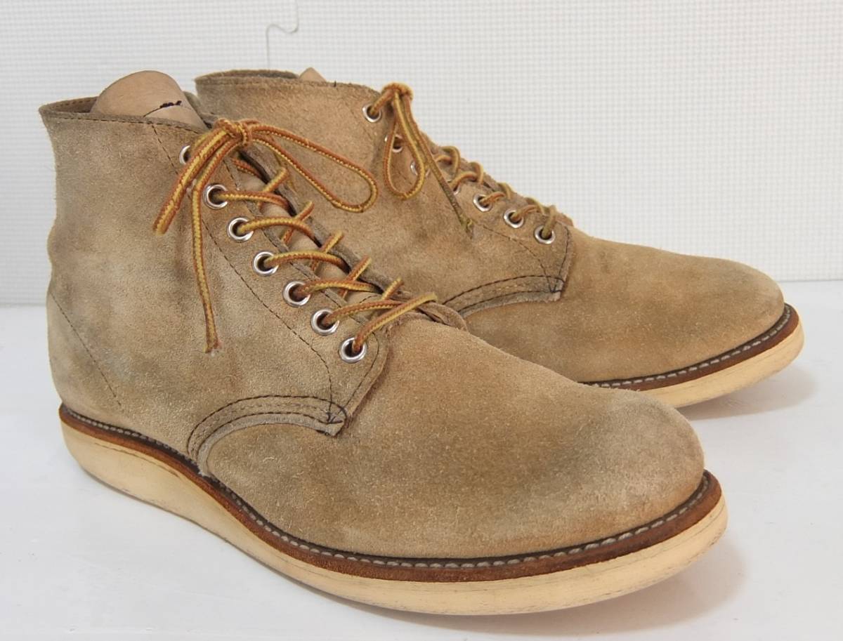 2001年 羽タグ REDWING 8167 スエード 81/2E 26.5cm レッドウィング 