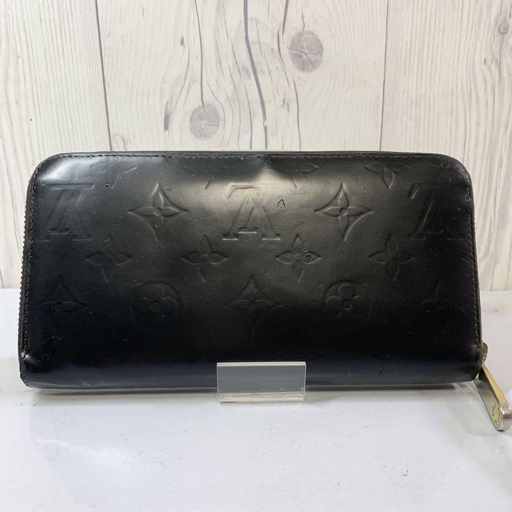 ルイ ヴィトン ヴェルニ 長財布 ジッピーウォレット LV マット ブラック ヴェルニ ルイヴィトン 長財布 モノグラムレイユール 長財布中古 ジッピーウォレットジップ