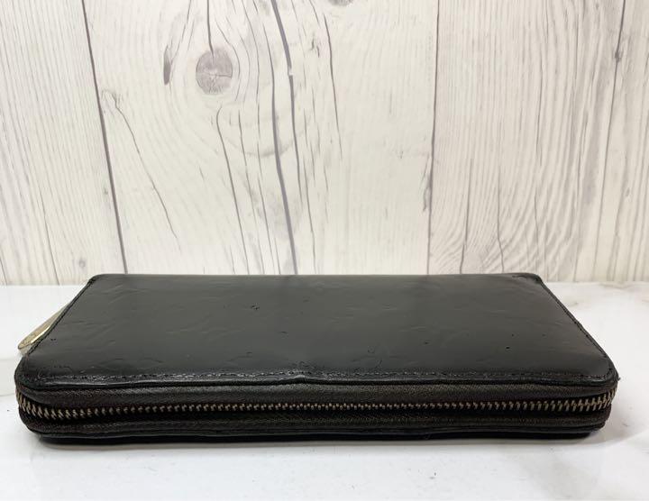 ルイ ヴィトン ヴェルニ 長財布 ジッピーウォレット LV マット ブラック ヴェルニ ルイヴィトン 長財布 モノグラムレイユール 長財布中古 ジッピーウォレットジップ