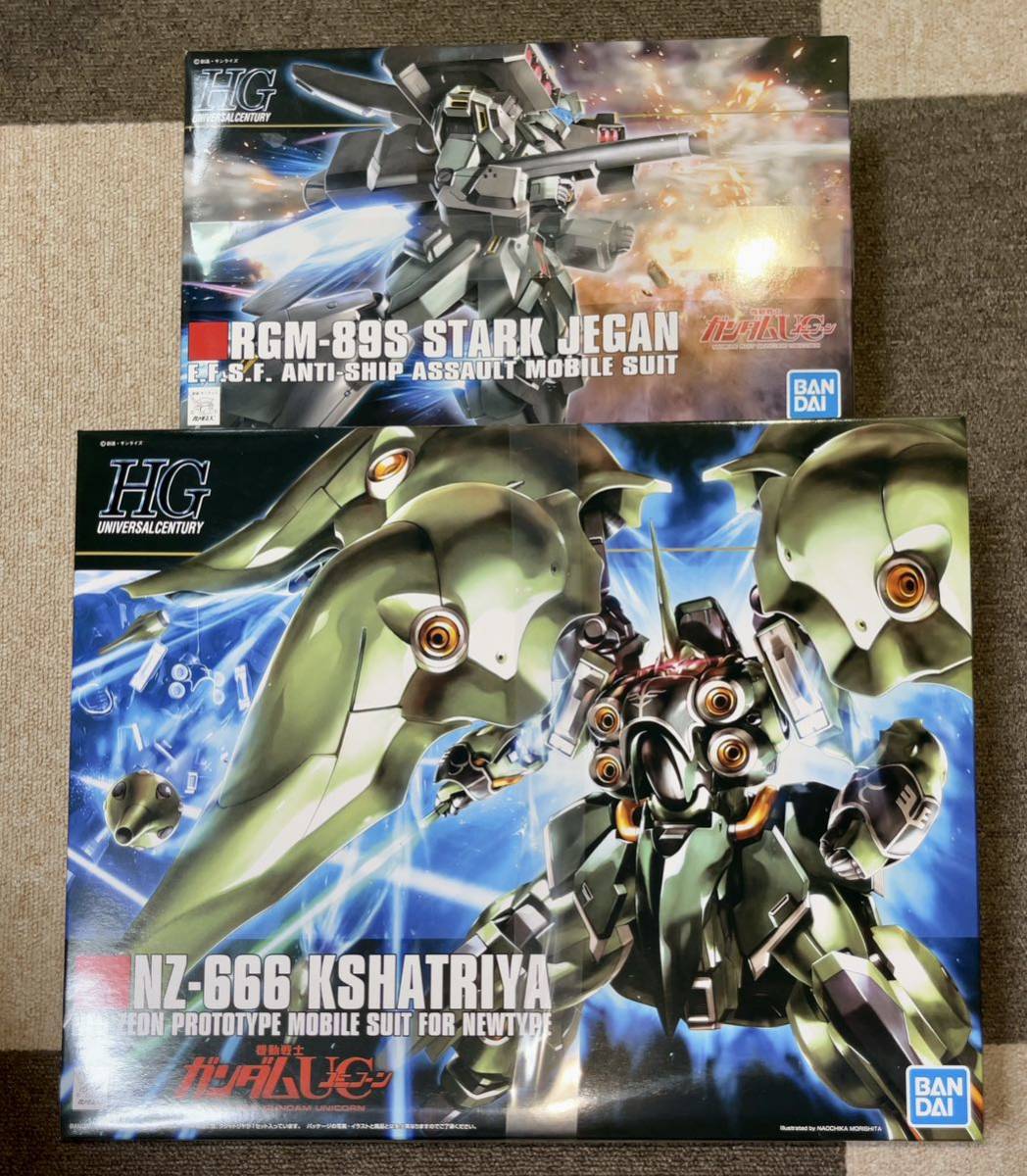 未組立 HGUC クシャトリヤ スタークジェガン セット HG クシャトリヤ