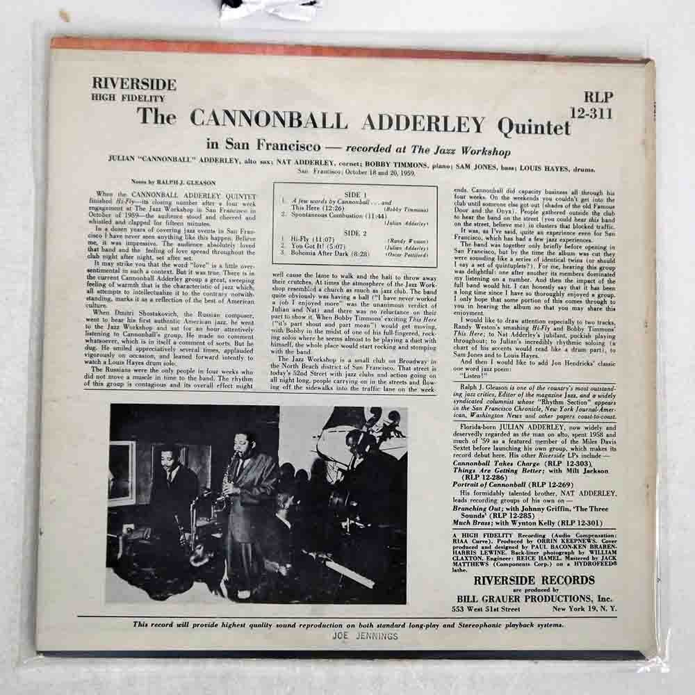 Cannonball Adderley - Blue Note Else Somethin' Adderley, LP