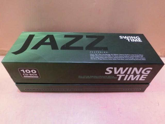 【お得】 BO QQ-137 80サイズ ジャズ/SWING TIME/100CD-BOX/THE ENCYCLOPEDIA OF JAZZ/紙ジャケット(コンピレーション、オムニバス)｜売買されたオークション情報、yahooの商品情報をアーカイブ公開 - オークファン コンピレーション、オムニバス