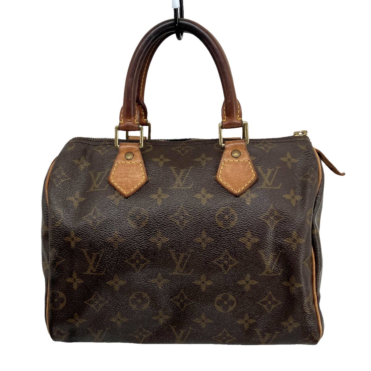 難あり LOUIS VUITTON ルイヴィトン モノグラム スピーディ25 ハンドバッグ ミニボストンバッグ PVC×レザー ブラウン系 M41528 SP1919 モノグラム VUITTON LOUIS M47522 トゥルーストワレット28 ○&frasl;K