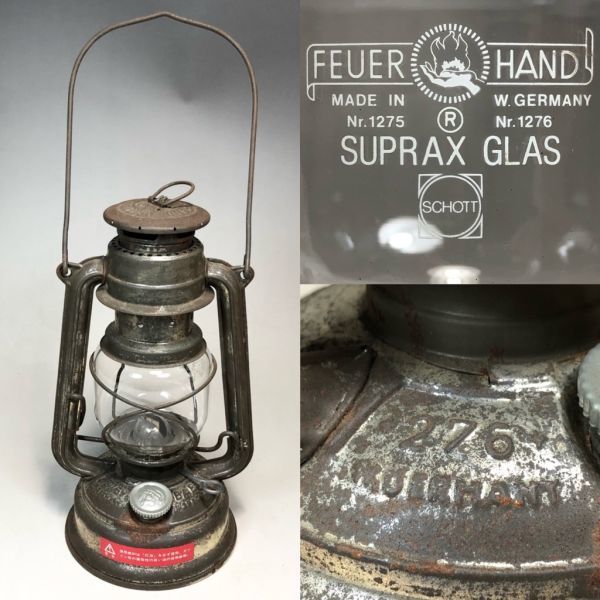 FEUER HAND 276 フュアハンド 西ドイツ製 ハリケーンランタン オイル