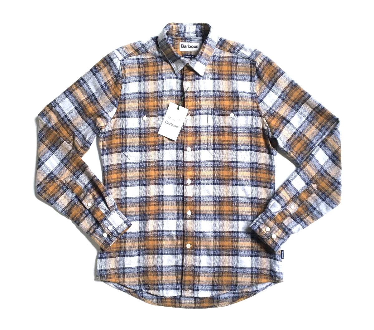 新品 秋冬 バブアー S Barbour ネルシャツ ネル 綿100% チェック 