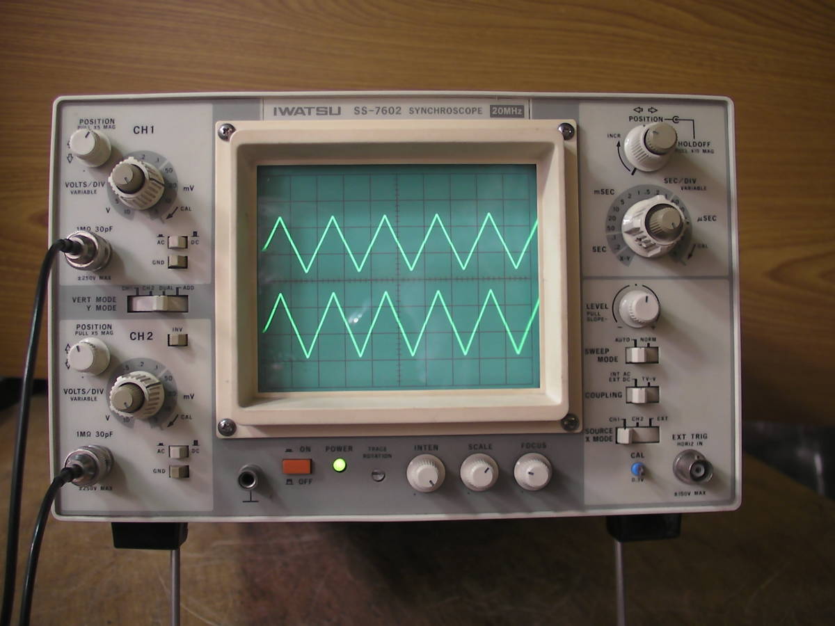 公式プロモーション オシロスコープ 岩通 IWATSU SYNCROSCOPE SS-7602