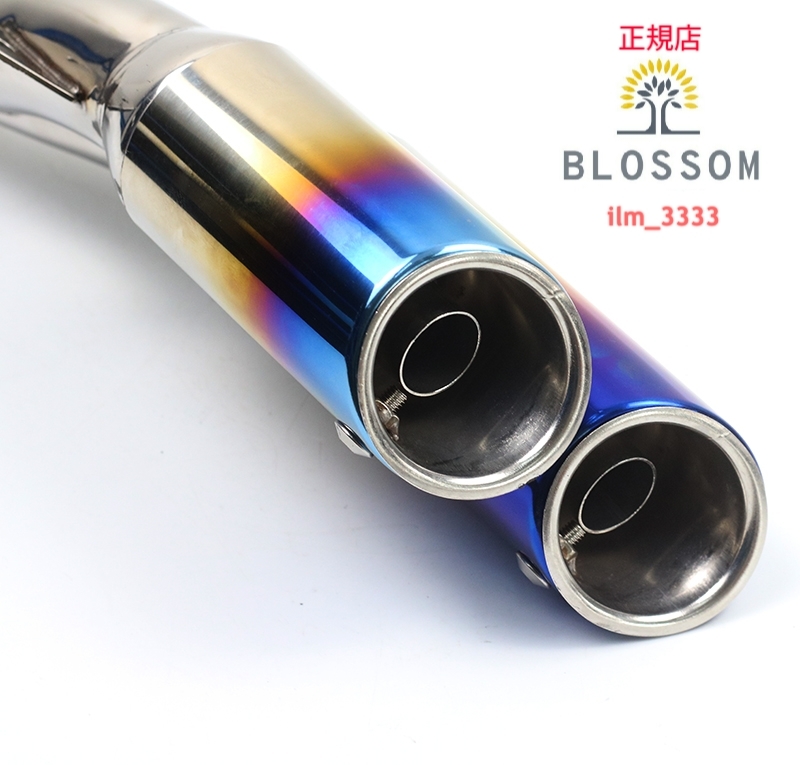☆全国一律 送料3000円☆新品未使用 汎用デュアルマフラー ステンレス