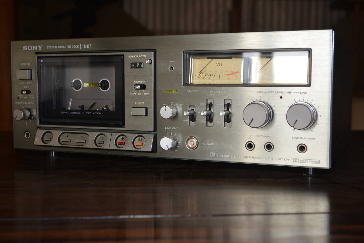 SONY ソニー Yahoo!オークション - カセットデッキ TC-K7B TC-K7