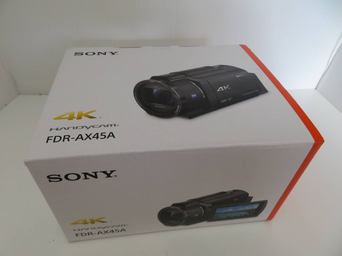ソニー デジタル4Kビデオカメラレコーダー FDR-AX45A ブラック 未使用 