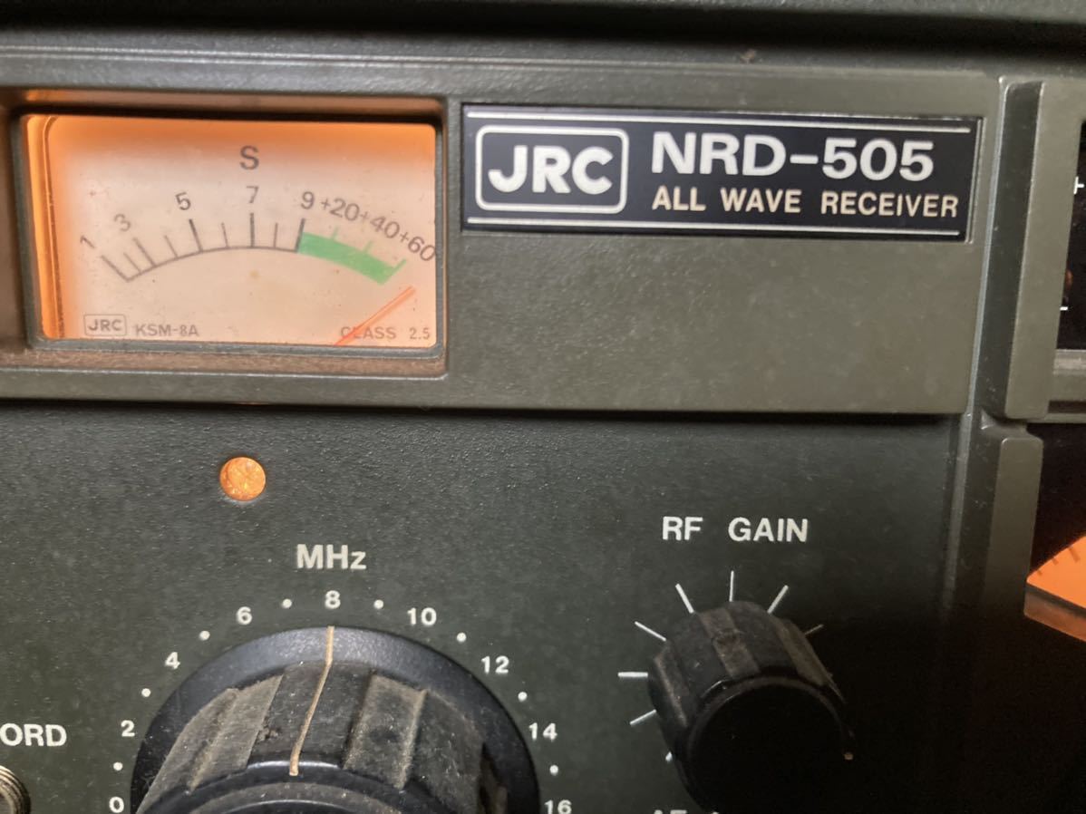 JRC NRD-505 日本無線 - Radio Yahoo!オークション WAVE 受信機 通電