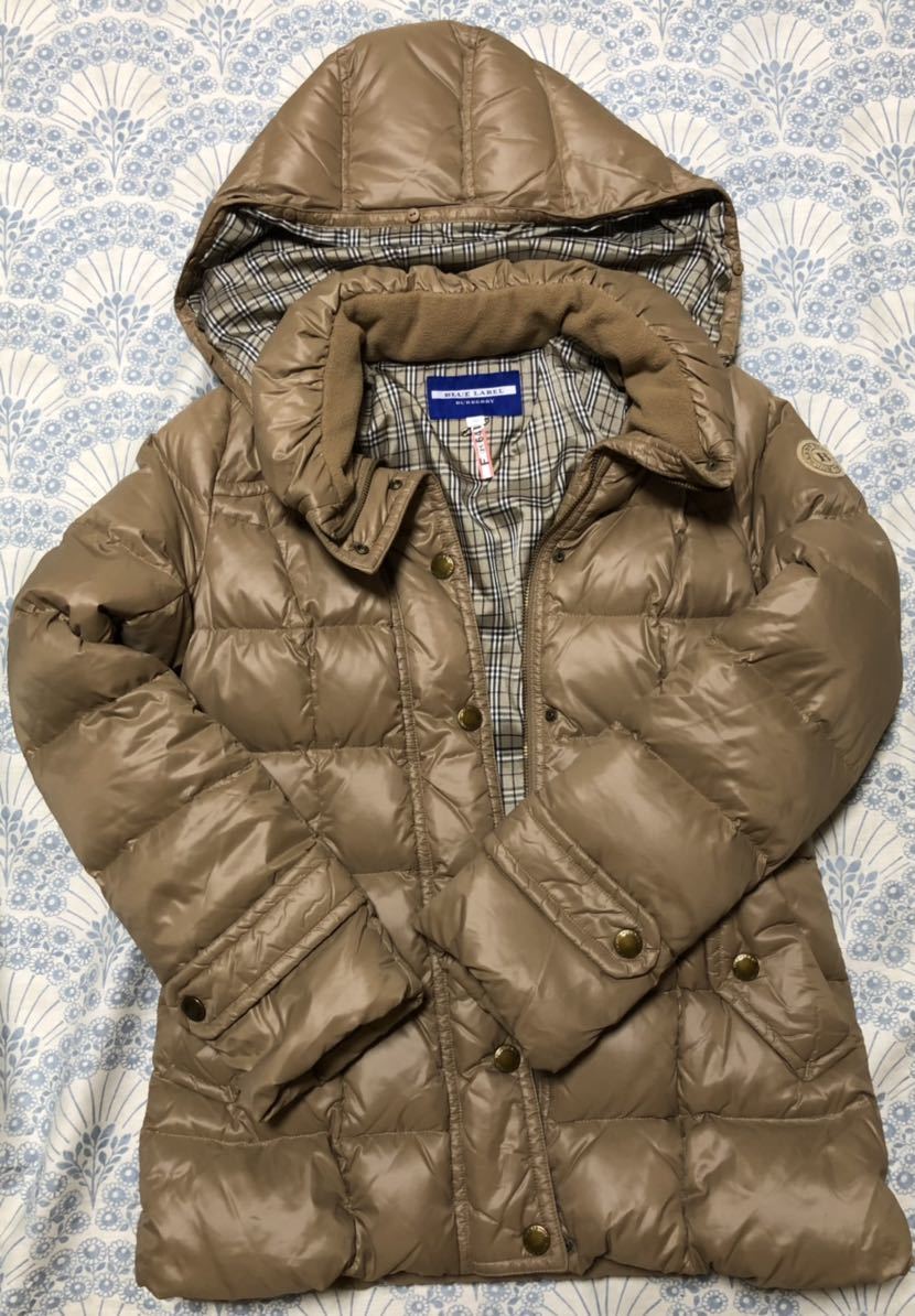 品質保証，セール バーバリー Burberry バーバリーブルーレーベル ダウンジャケット ダウンコート 38 レディース M L(Mサイズ)｜売買されたオークション情報、yahooの商品情報をアーカイブ公開 - オークファン 女性用