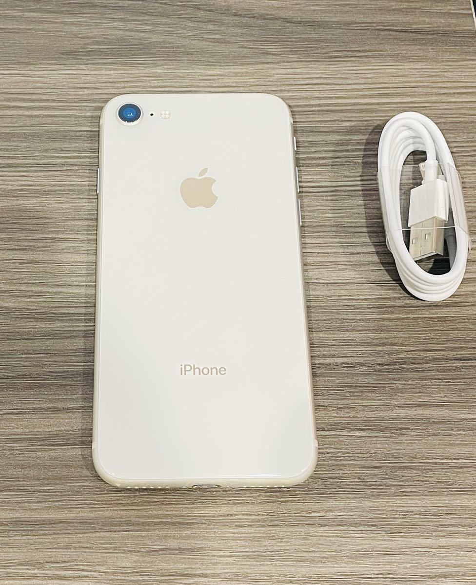 SIMフリーiPhone8 64GB シルバーMQ792J/A送料無料iOS16.1.1バッテリー