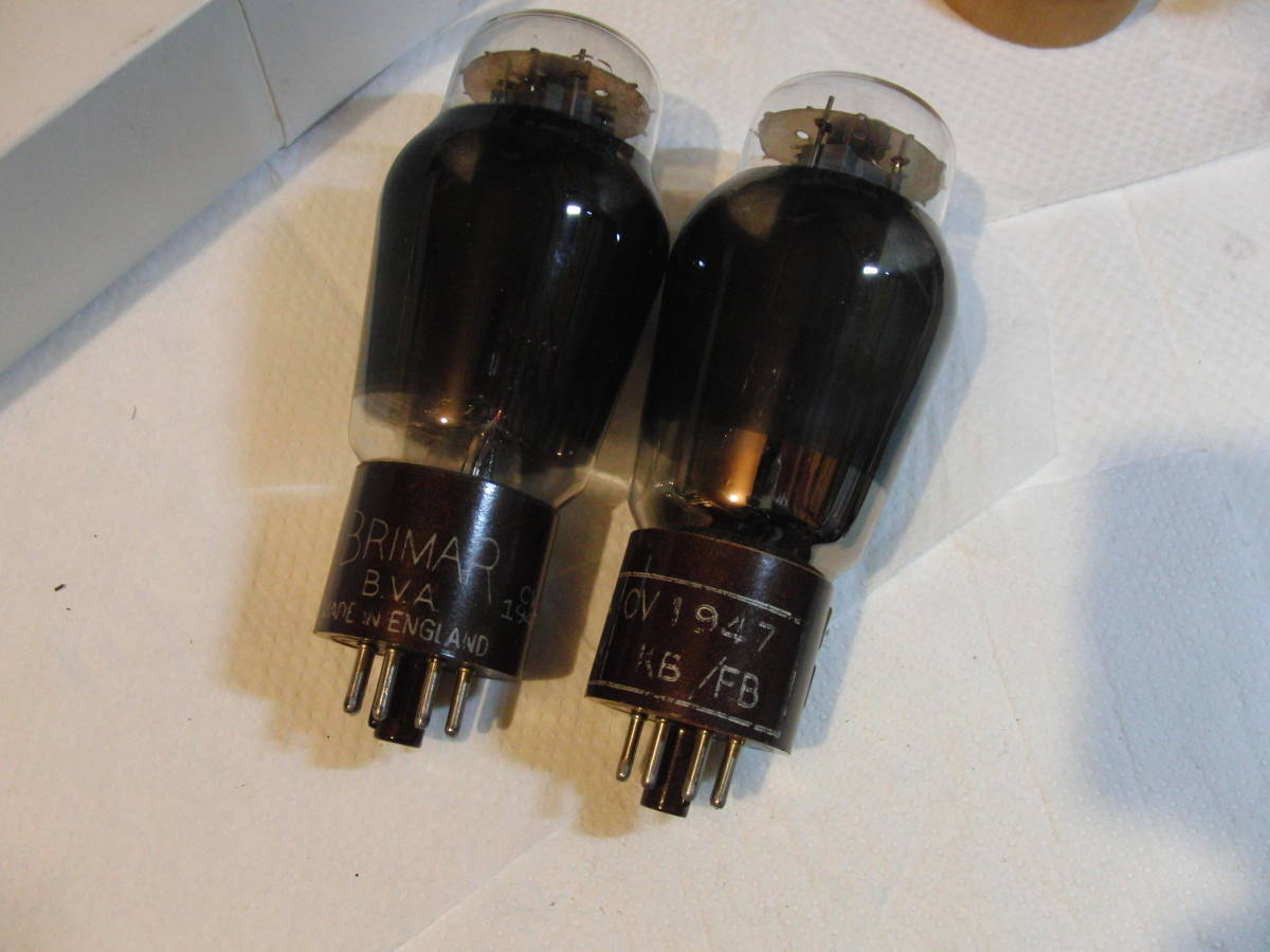 新作，本物保証 真空管　英ブライマー製　6L6G/CV1947　中古2本