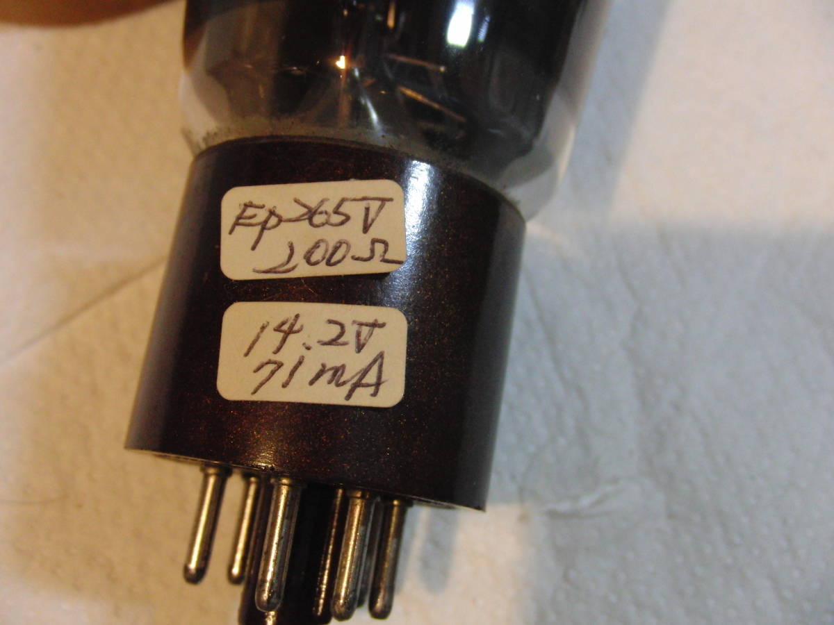 新作，本物保証 真空管　英ブライマー製　6L6G/CV1947　中古2本