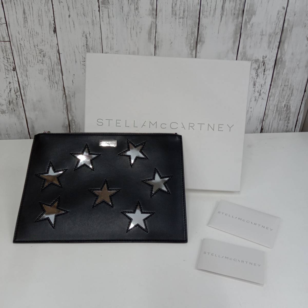 STELLA McCARTNEY/ステラマッカートニー/Star patch clutch/スター