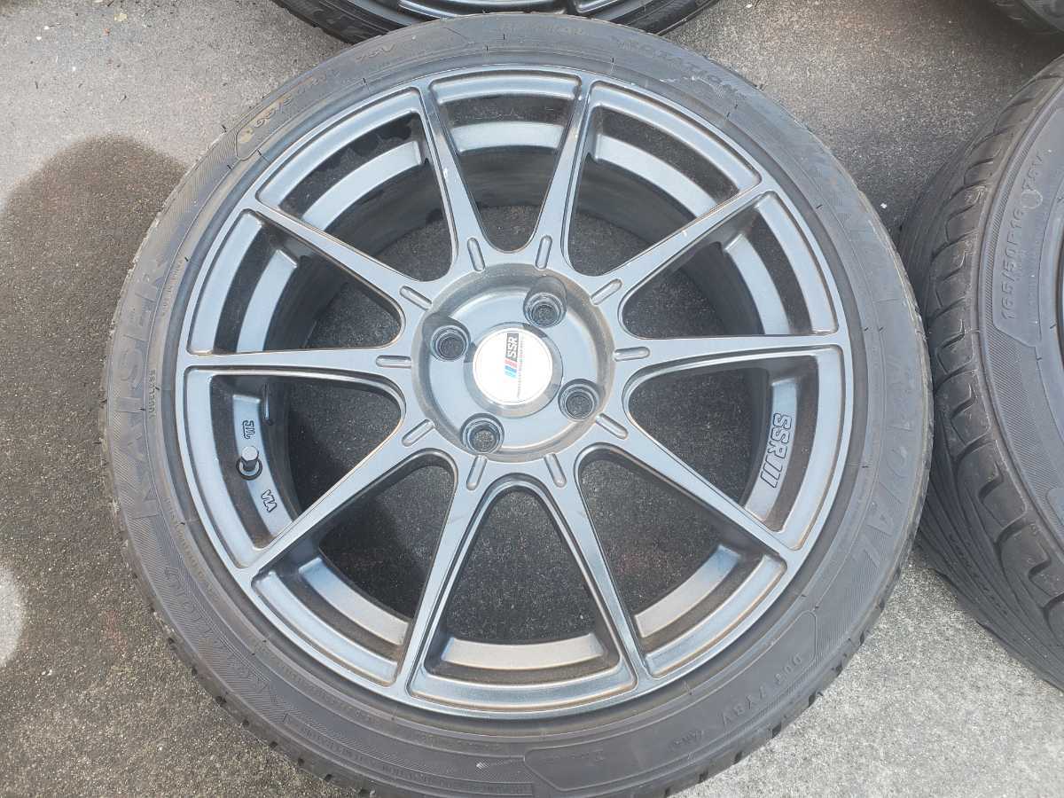 SSR GTX-01 16インチ6.5j PCD100/4H インセット+42×2本 +48×2本 計4本 