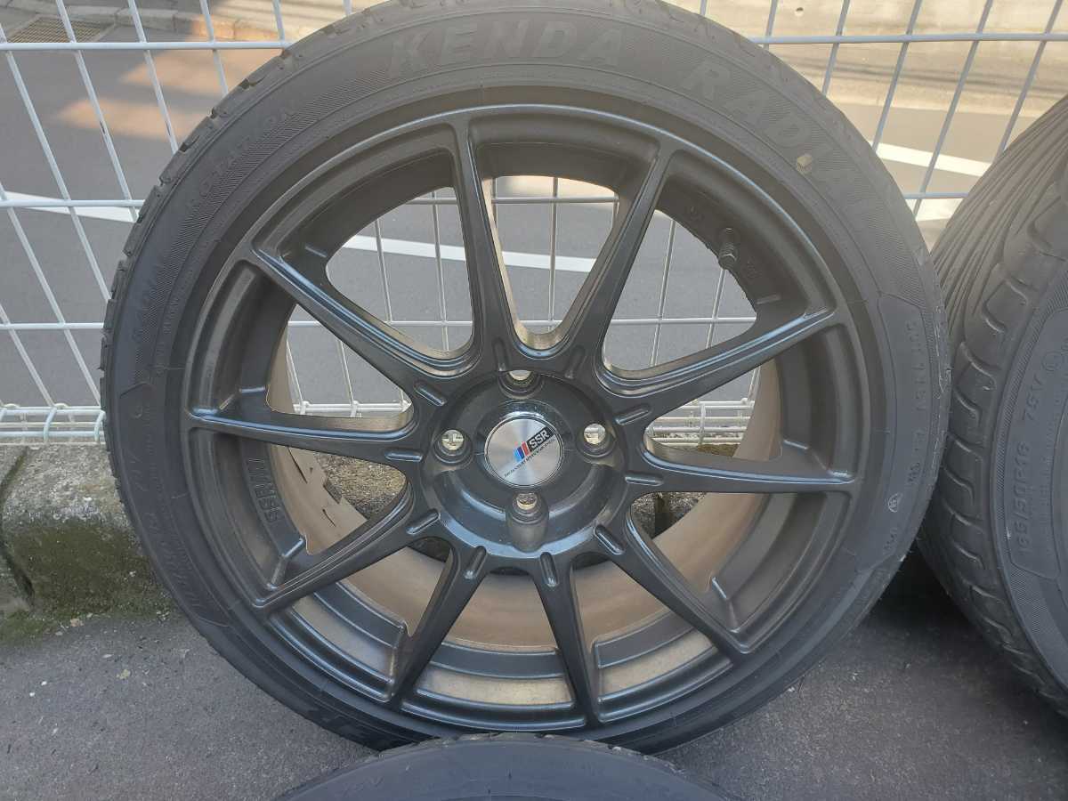 SSR GTX-01 16インチ6.5j PCD100/4H インセット+42×2本 +48×2本 計4本 