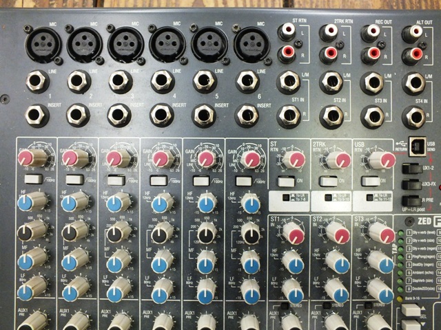 ALLEN&HEATH アレンアンドヒース ZED-12FX エフェクト搭載 アナログ
