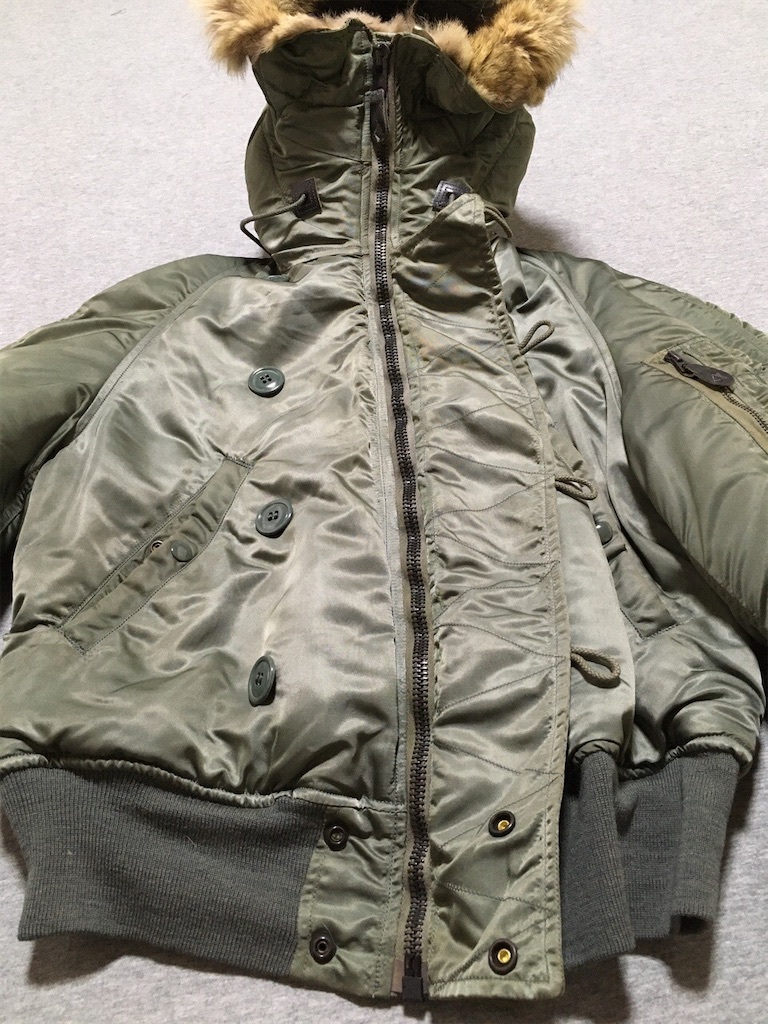 1970年代アメリカ空軍ヘビーゾーンフライトジャケットN-2B（官給品