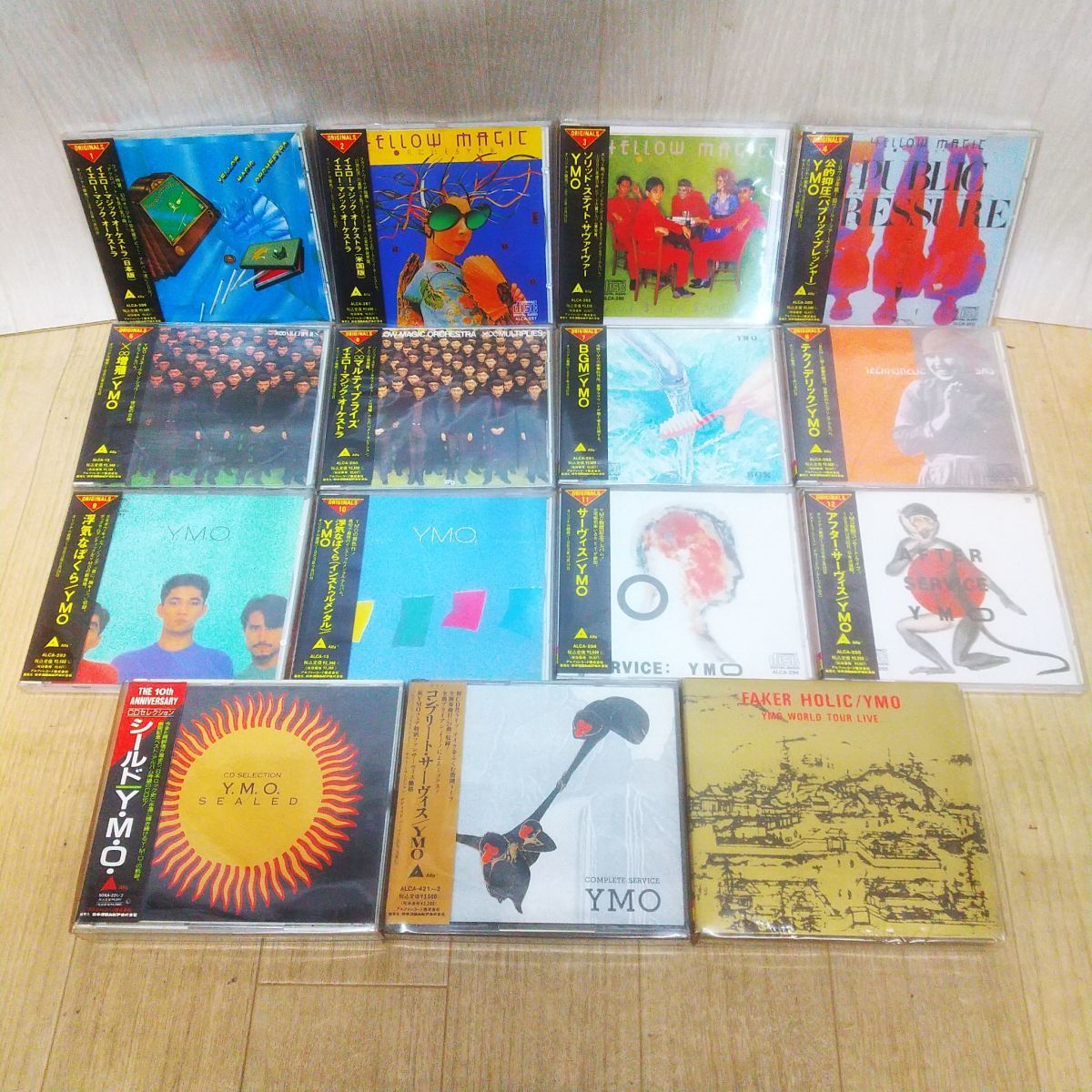 最安値，セール K652-U26-759 YMO イエロー マジック オーケストラ CD 15種類セット ORIGINALS1~12/シールド/コンプリート サーヴィス/他 ⑥(Y)｜売買されたオークション情報、yahooの商品情報をアーカイブ公開 - オーク Y