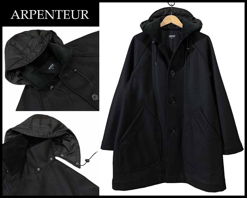 アーペントル ARPENTEUR コート ARPENTEUR】ウールコート ネイビー
