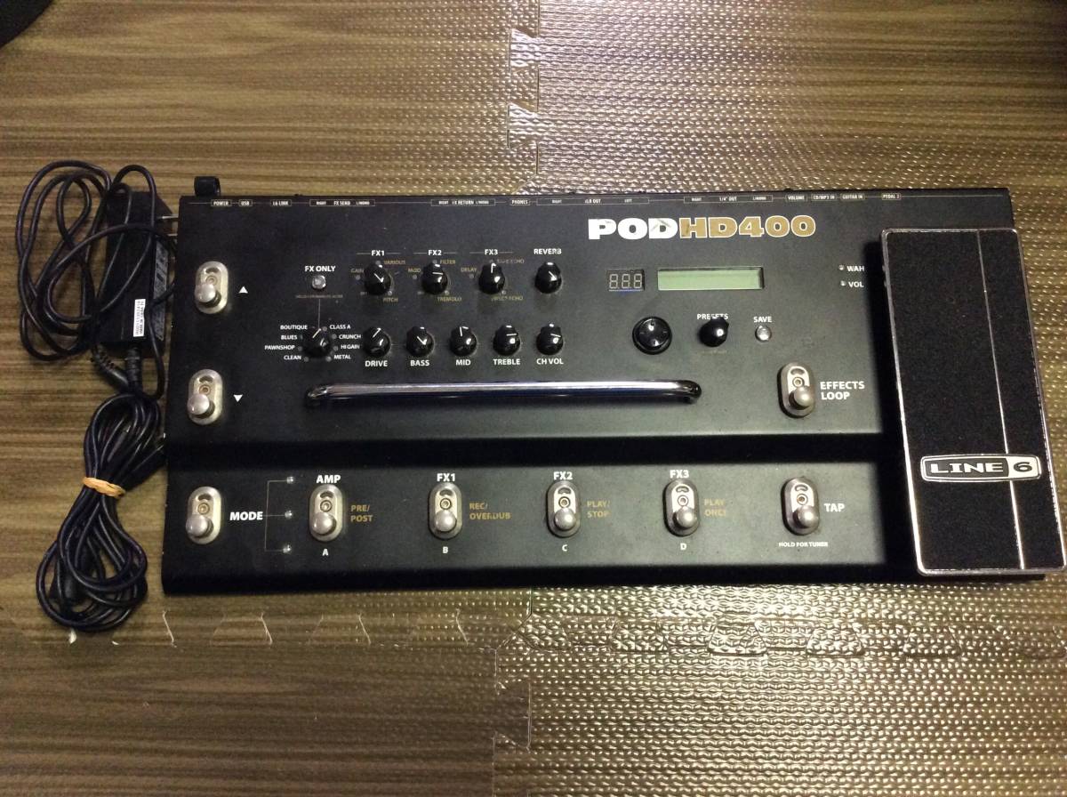 ☆LINE6 PODHD400 マルチエフェクター LINE6 POD HD400 マルチ