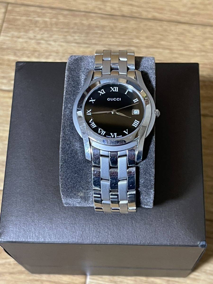 5500M 腕時計 グッチ by BASE 電池交換済GUCCI GUCCI(グッチ) 腕時計