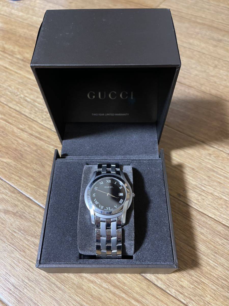 5500M 腕時計 グッチ by BASE 電池交換済GUCCI GUCCI(グッチ) 腕時計