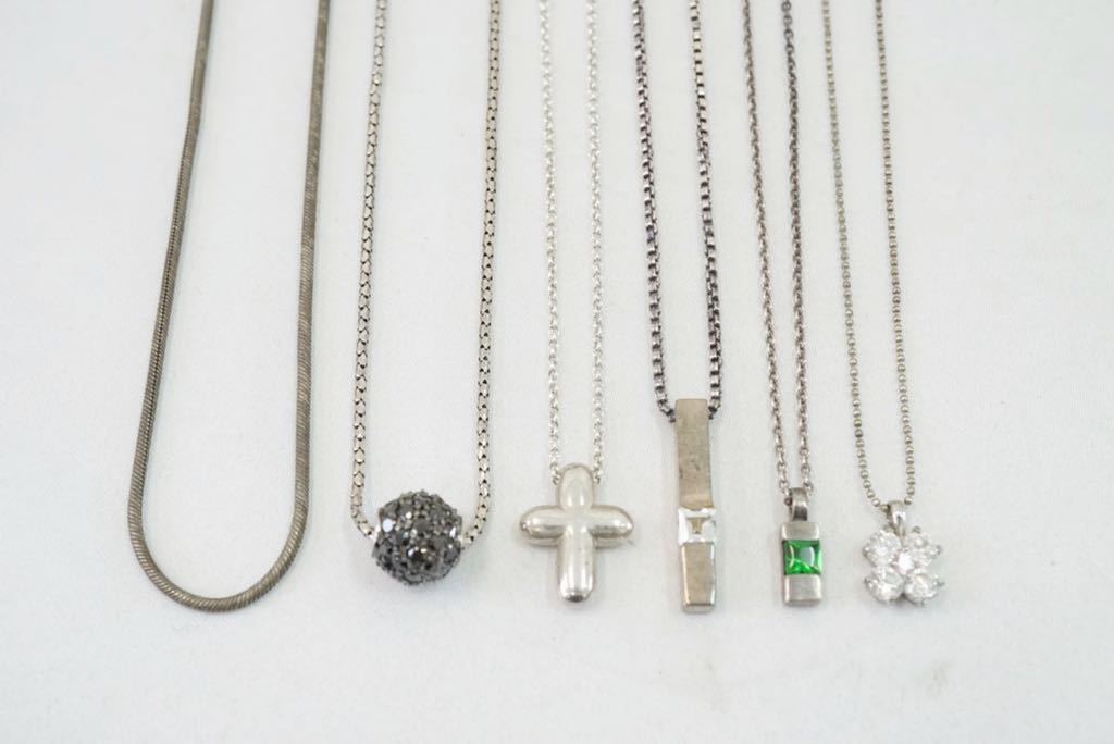 シルバー925ネックレス 6点セット まとめ売り シルバーアクセサリー