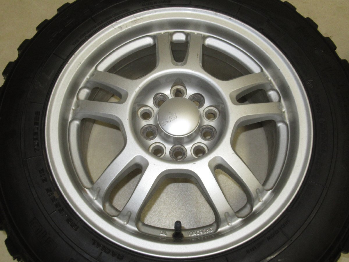 MA22110006 ENKEI EJS 6.5J-15 off+45 pcd100・114.3/5H ADVAN MT-14 185/65R15 競技用スパイクタイヤ付き4本セット スイフトスポーツ 他