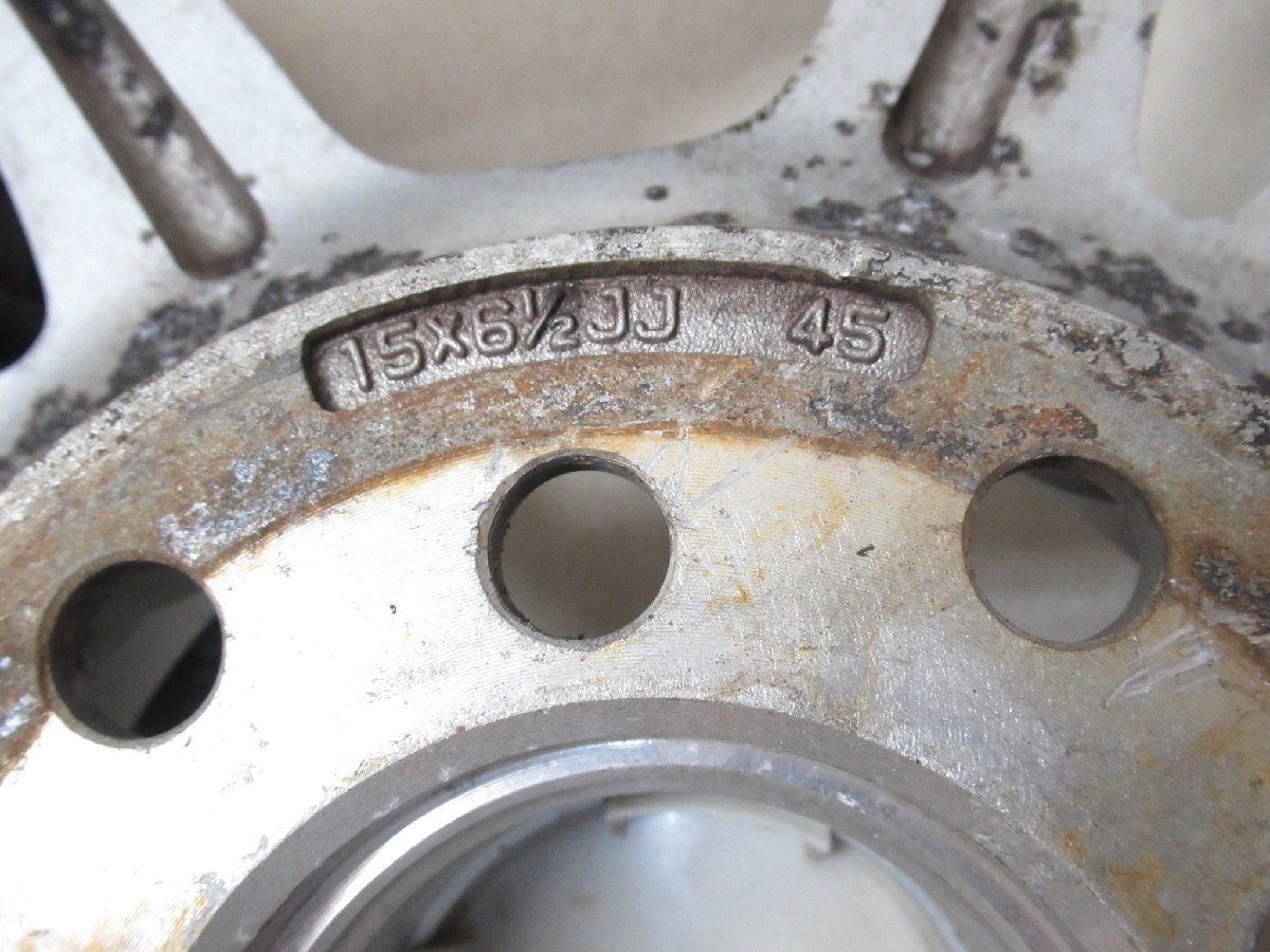 MA22110006 ENKEI EJS 6.5J-15 off+45 pcd100・114.3/5H ADVAN MT-14 185/65R15 競技用スパイクタイヤ付き4本セット スイフトスポーツ 他