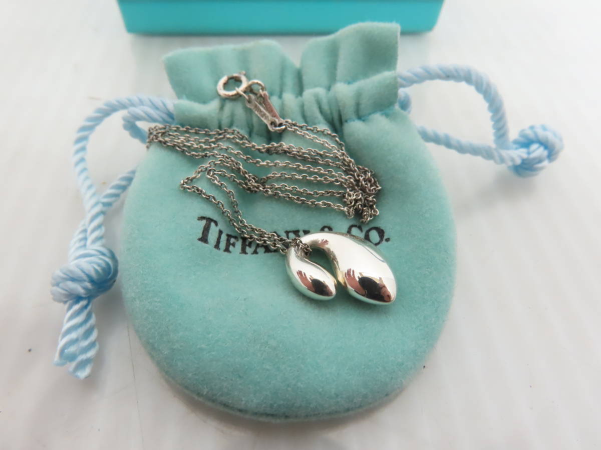 TIFFANY&Co. ティファニー ダブル ティアドロップ ペンダント