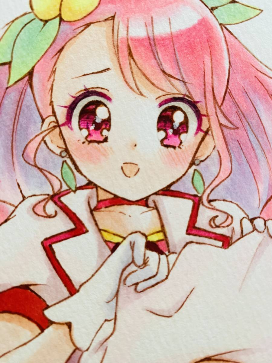 同人手描きイラスト プリキュア キュアグレース A5(手描きイラスト