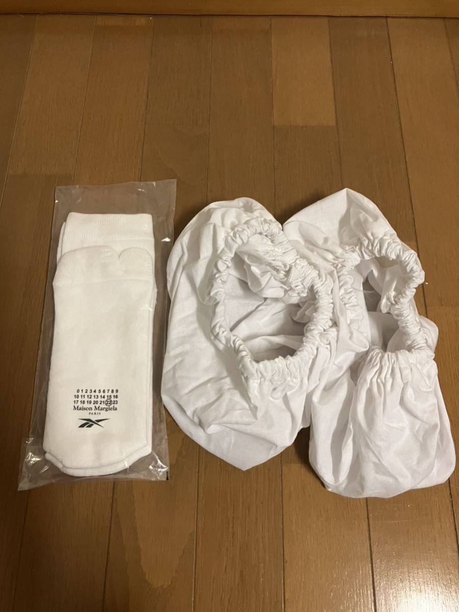 Maison Margiela x Reebok tabi Classic Leather US8 26cm 40.5 ホワイト メゾンマルジェラ リーボック タビ Tabi Reebok Margiela Instapump NEW! SNEAKER