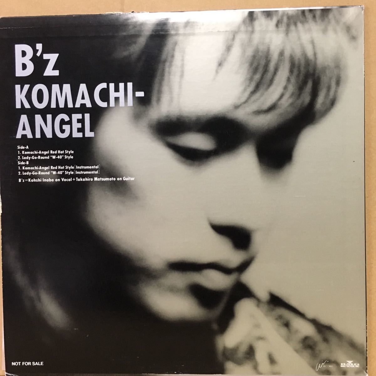 プロモ 12' 国内プロモ盤 B'z / KOMACHI - ANGEL B'z - ⁄ 非売品