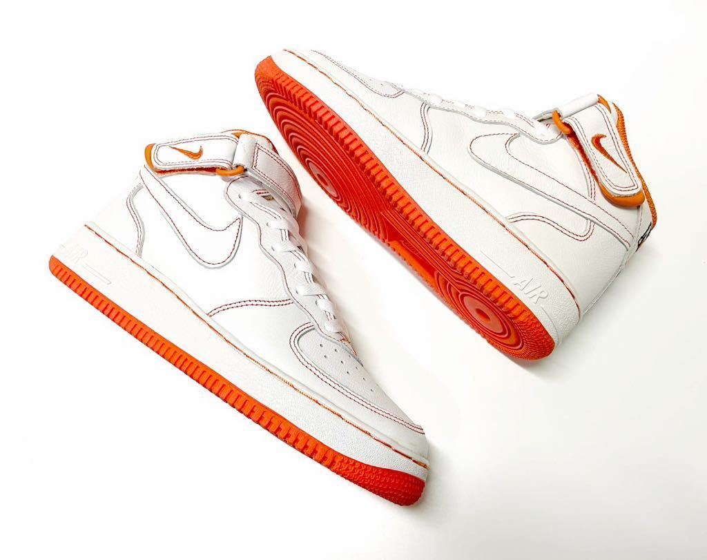 デッド!! レア!! 新品 02年 NIKE AIR FORCE 1 MID NYC WHITE/WHITE 