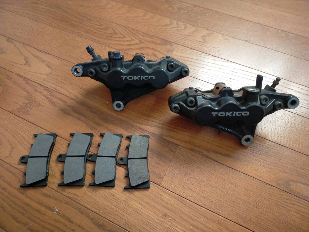 トキコ.6ポット.90mm.新品パッド付　ハヤブサ.バンディット1200.GSX1400.GSX-R1000.GPZ900R.ZRX1200R.ZZR1100.ZX-12R