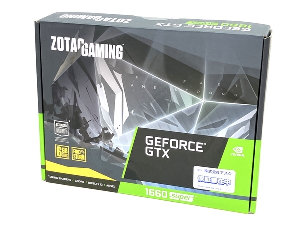 ZOTAC GAMING GeForce GTX 1660 SUPER グラフィックボード GPU ビデオ