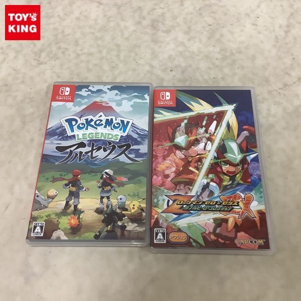 1円〜 Nintendo Switch ソフト ロックマン ゼロ&ゼクス ダブルヒーロー