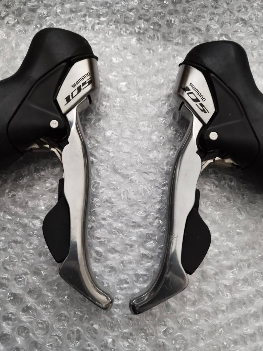 SHIMANO シマノ 5700 105 STIレバーセット 2×10s シルバー 0 ST-5700