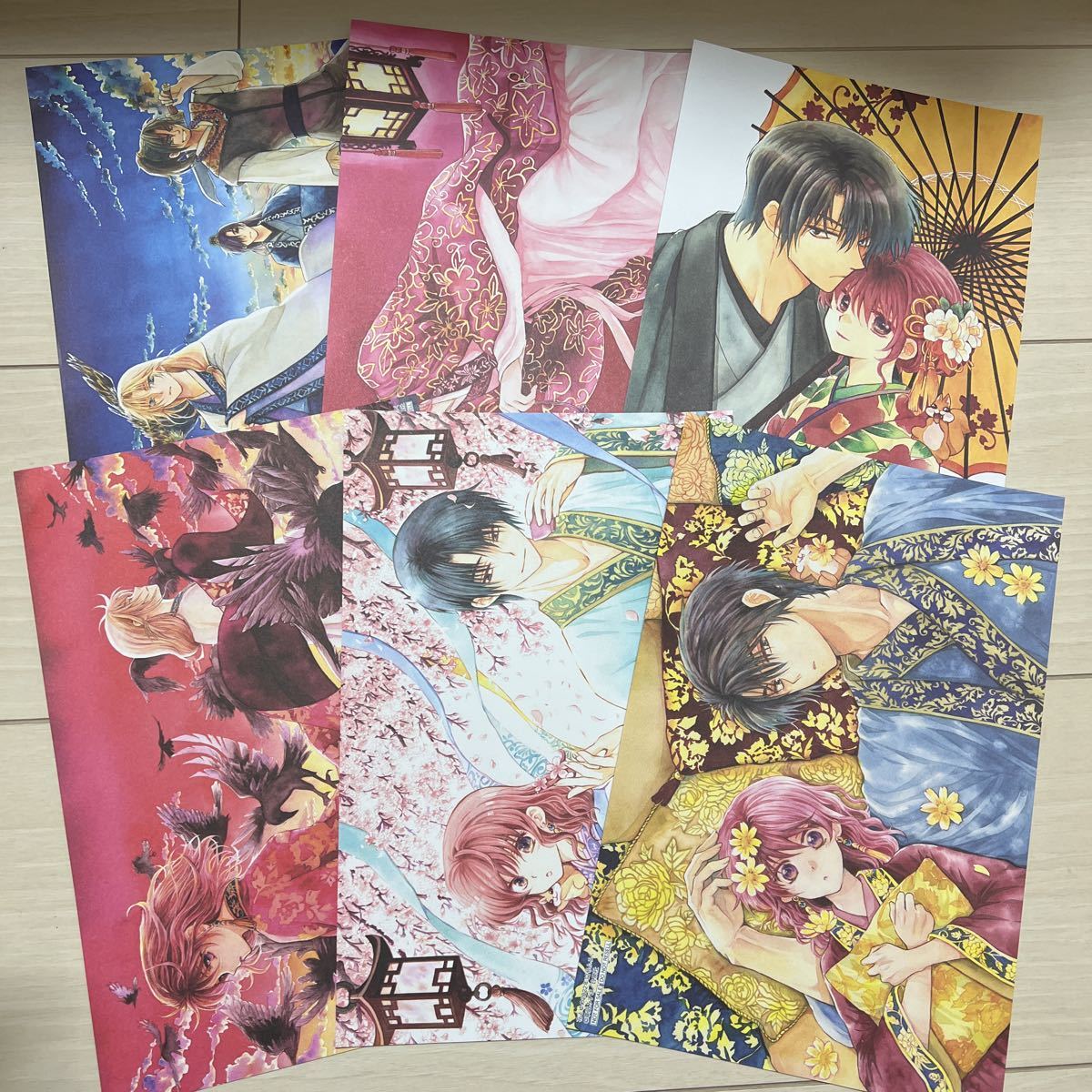暁のヨナ 花とゆめ付録 複製原画 制作手帳 ブロマイド ポストカード 